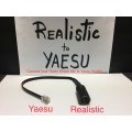 ( NEW Product! ) Adaptor Cable Realistic Mic to Yaesu Transceiver